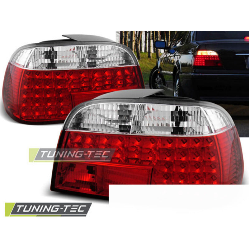 LED Fanali Posteriori Rosso Bianco per BMW E38 (06.94-07.01) - Fanali