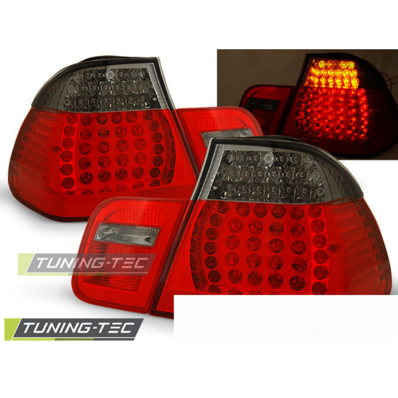 LED Fanali Posteriori Rosso Fumé per BMW E46 Berlina (05.98-08.01) Fanali