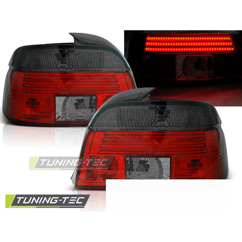 Fanali Posteriori LED Bar Rosso Fumè per BMW E39 (09.95-08.00)