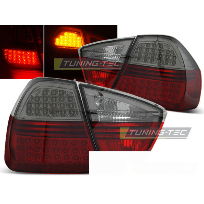 LED Fanali Posteriori Rosso Fumé per BMW E90 (03.05-08.08) - Fanali Posteriori
