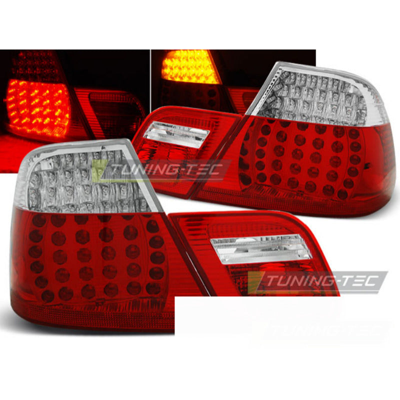 LED Fanali Posteriori Rosso Bianco per BMW E46 Coupé (04.99-03.03) Fanali