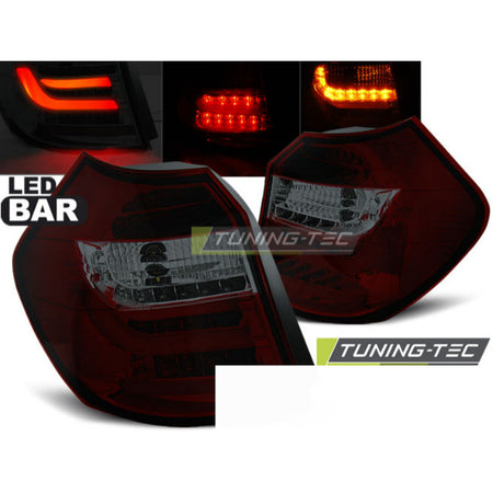 LED Bar Fanali Posteriori Rosso Fumé per BMW E87 (04-07) - Fanali Posteriori