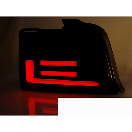 LED Bar Fanali Posteriori Fumé per BMW E36 (12.90-08.99) Berlina Fanali Fumè