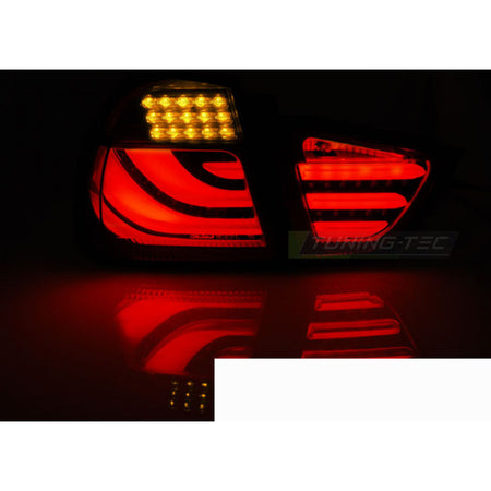 LED Bar Fanali Posteriori Fumé Nero per BMW E90 (2009-2011) - Fanali Posteriori