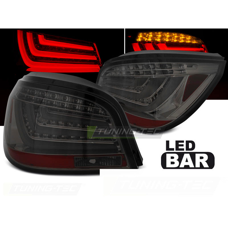 LED Bar Fanali Posteriori Fumé per BMW E60 (07.03-02.07) Fanali Posteriori