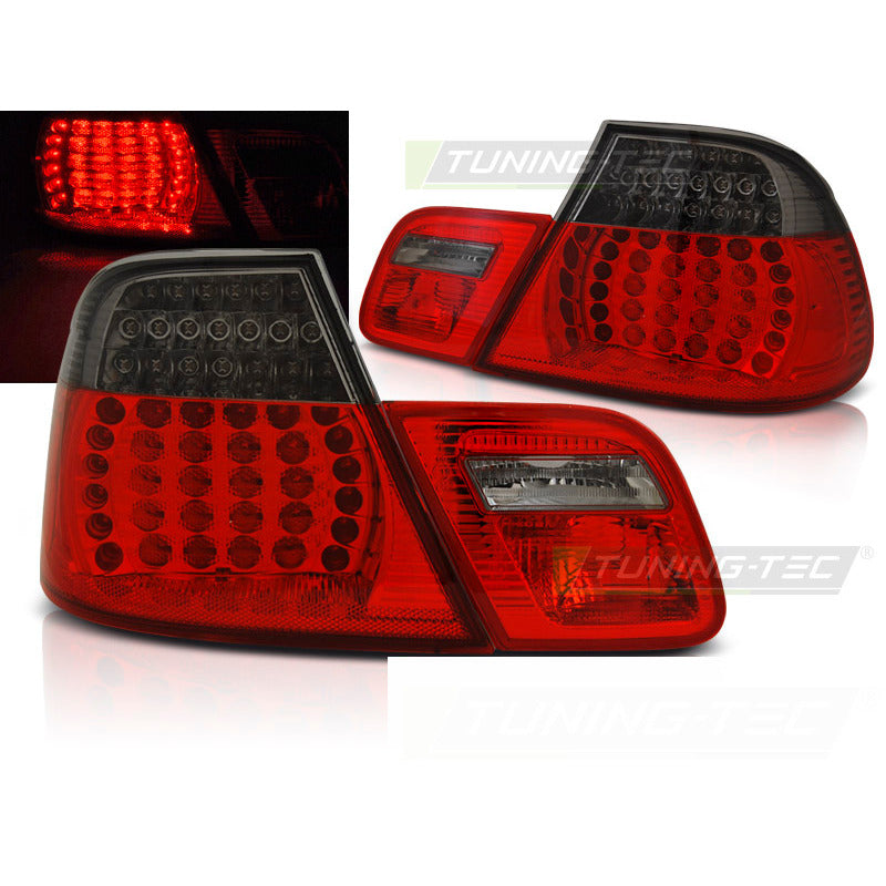 LED Fanali Posteriori Rosso Fumé per BMW E46 Coupé (03-06) - Fanali Posteriori