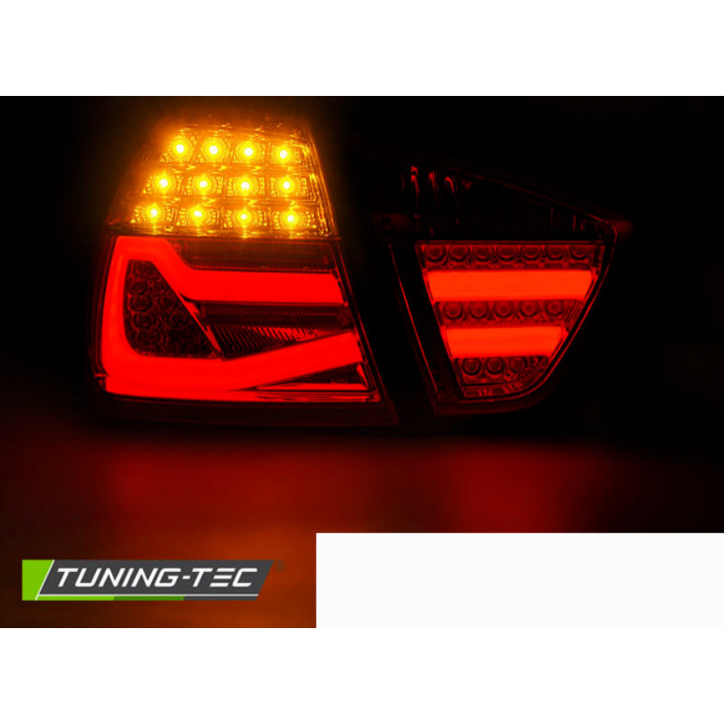 LED Bar Fanali Posteriori Rosso Fumé per BMW E90 (2005-2008) Fanali Posteriori