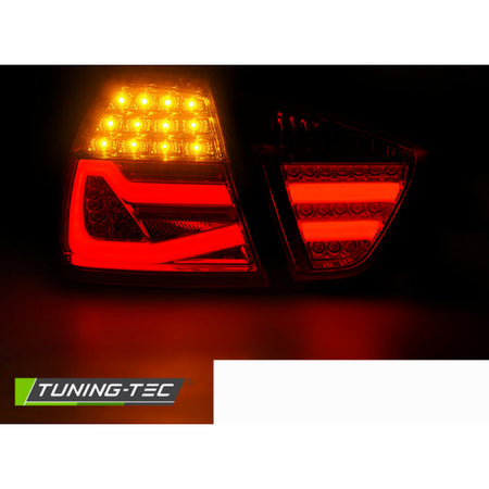 LED Bar Fanali Posteriori Rosso Fumé per BMW E90 (2005-2008) Fanali Posteriori