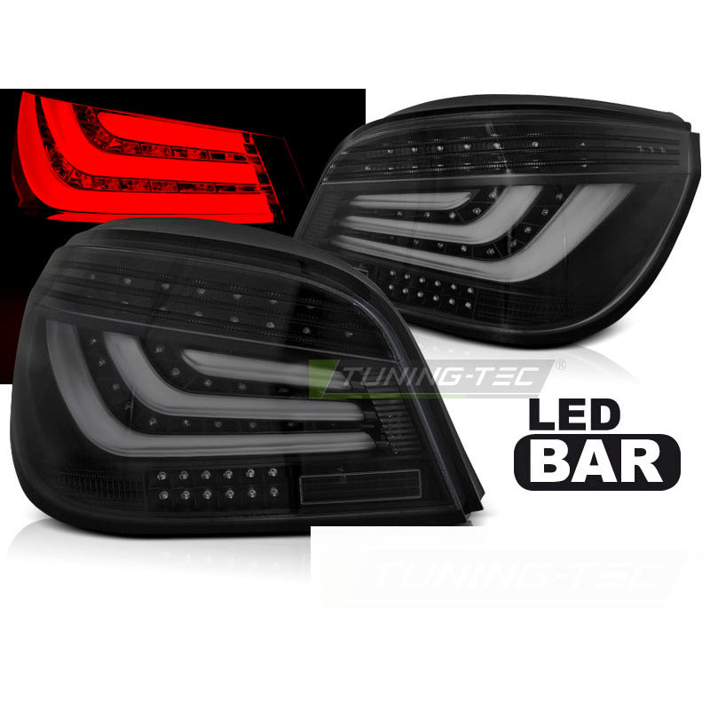 LED Bar Fanali Posteriori Nero per BMW E60 LCI (03.07-12.09) Fanali Posteriori