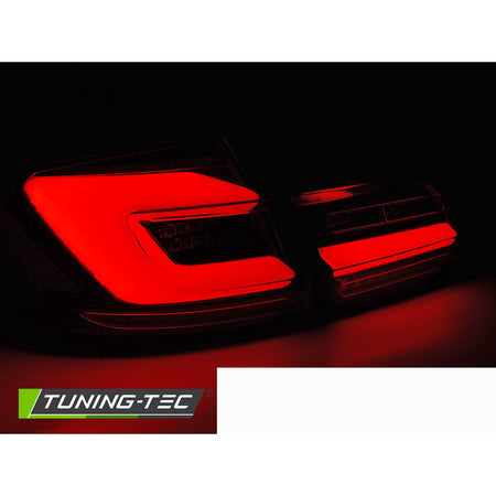 LED Bar Sequenziali Fanali Posteriori Rosso Fumé per BMW F10 (2010-2016)