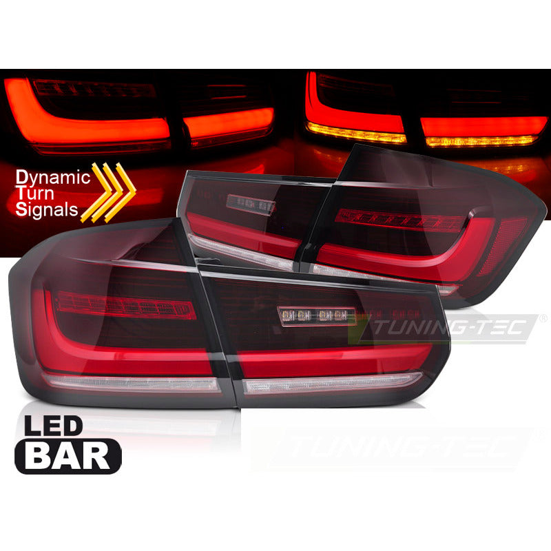 LED Bar Sequenziali Fanali Posteriori Re Bianco per BMW F30 (2011-2018)