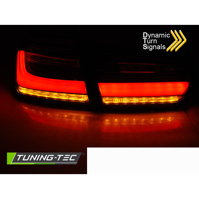 Fanali Posteriori LED Bar Sequenziali Rosso Fumè per BMW F30 (2011-2018)