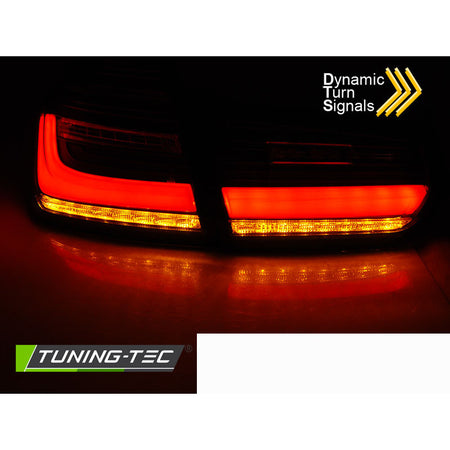 Fanali Posteriori LED Bar Sequenziali Rosso Fumè per BMW F30 (2011-2018)