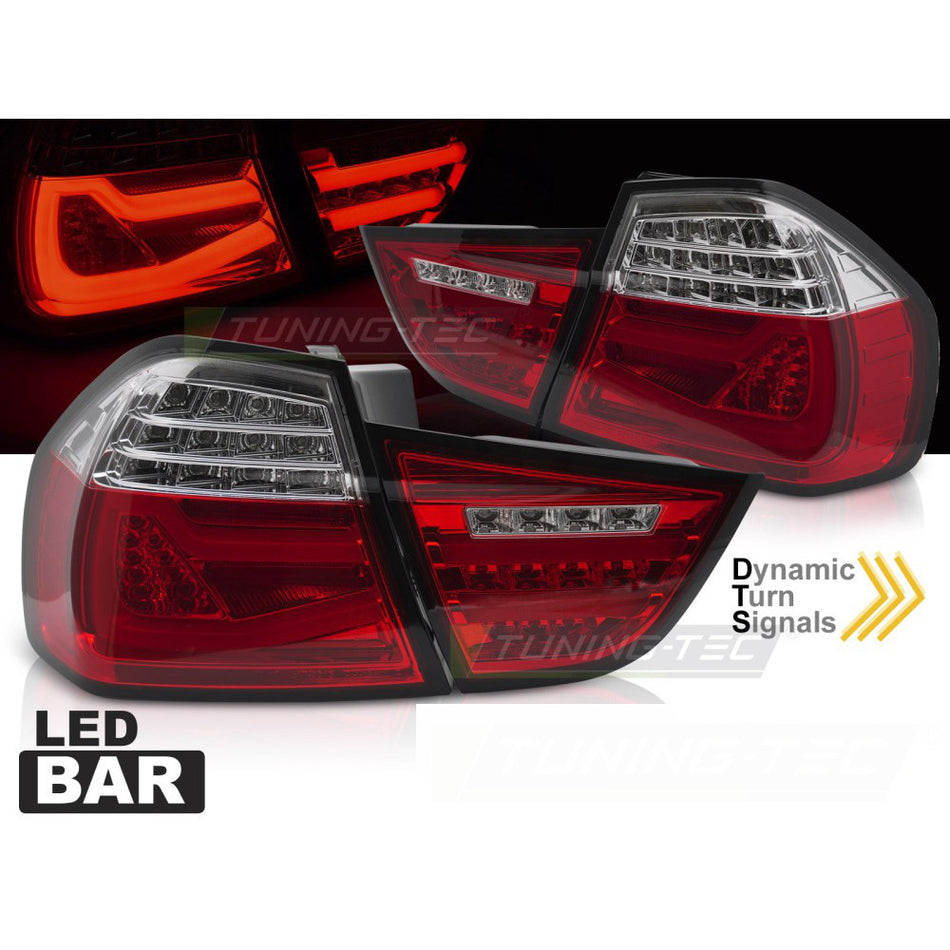 LED Bar Fanali Posteriori Rosso Bianco Sequenziali per BMW E90 (2009-2011)