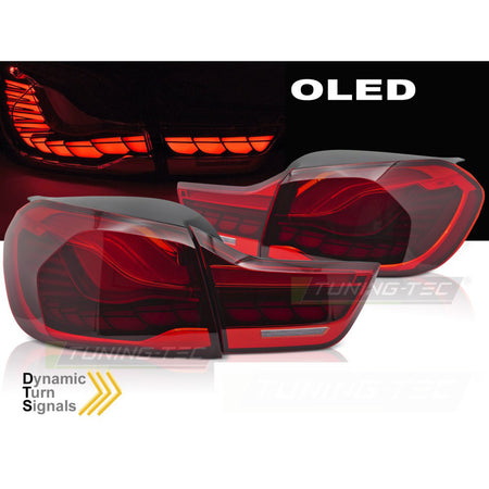 Oled Sequenziali Fanali Posteriori Rosso per BMW F32 F33 (2013-2021) Fanali