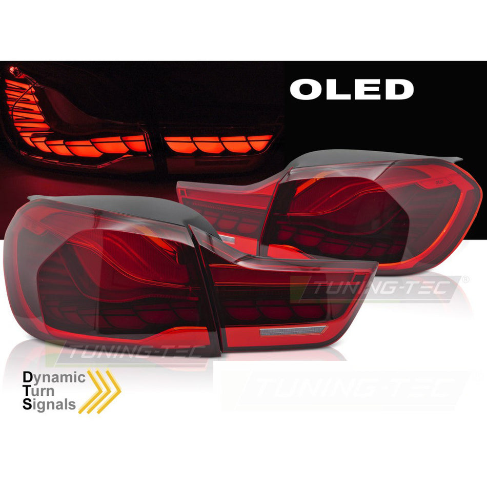Oled Sequenziali Fanali Posteriori Rosso per BMW F32 F33 (2013-2021) Fanali