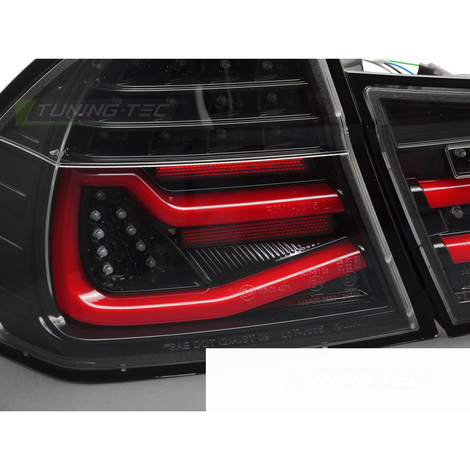 LED Bar Fanali Posteriori Nero Sequenziali per BMW E90 (09-11) Fanali