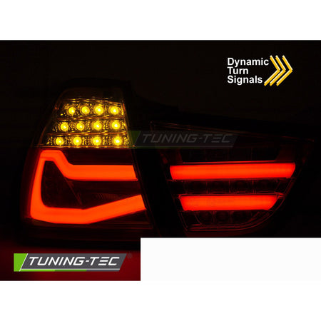 LED Bar Fanali Posteriori Nero Sequenziali per BMW E90 (09-11) Fanali