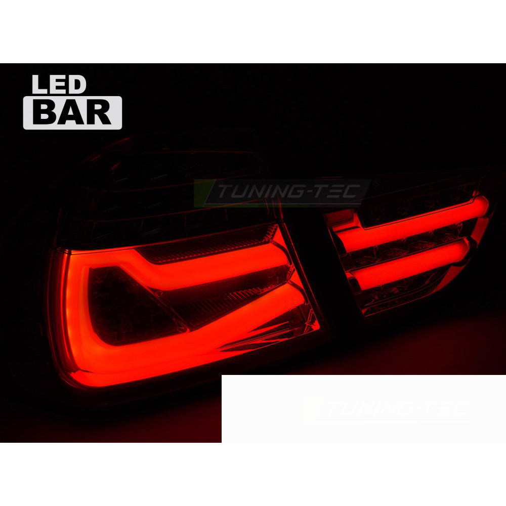 LED Bar Fanali Posteriori Nero Fumé Sequenziali per BMW E90 (2009-2011) Fanali