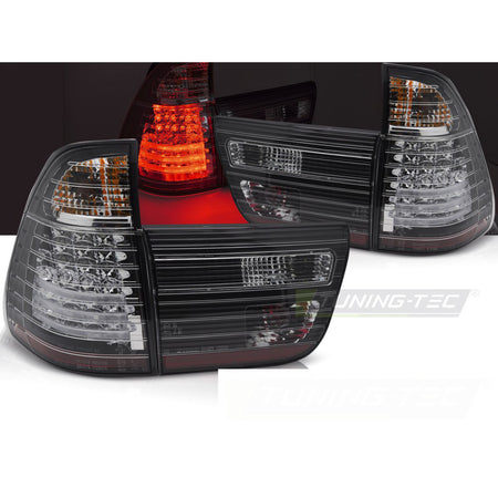 LED Fanali Posteriori Nero per BMW X5 E53 (09.99-10.03) Fanali Posteriori Neri