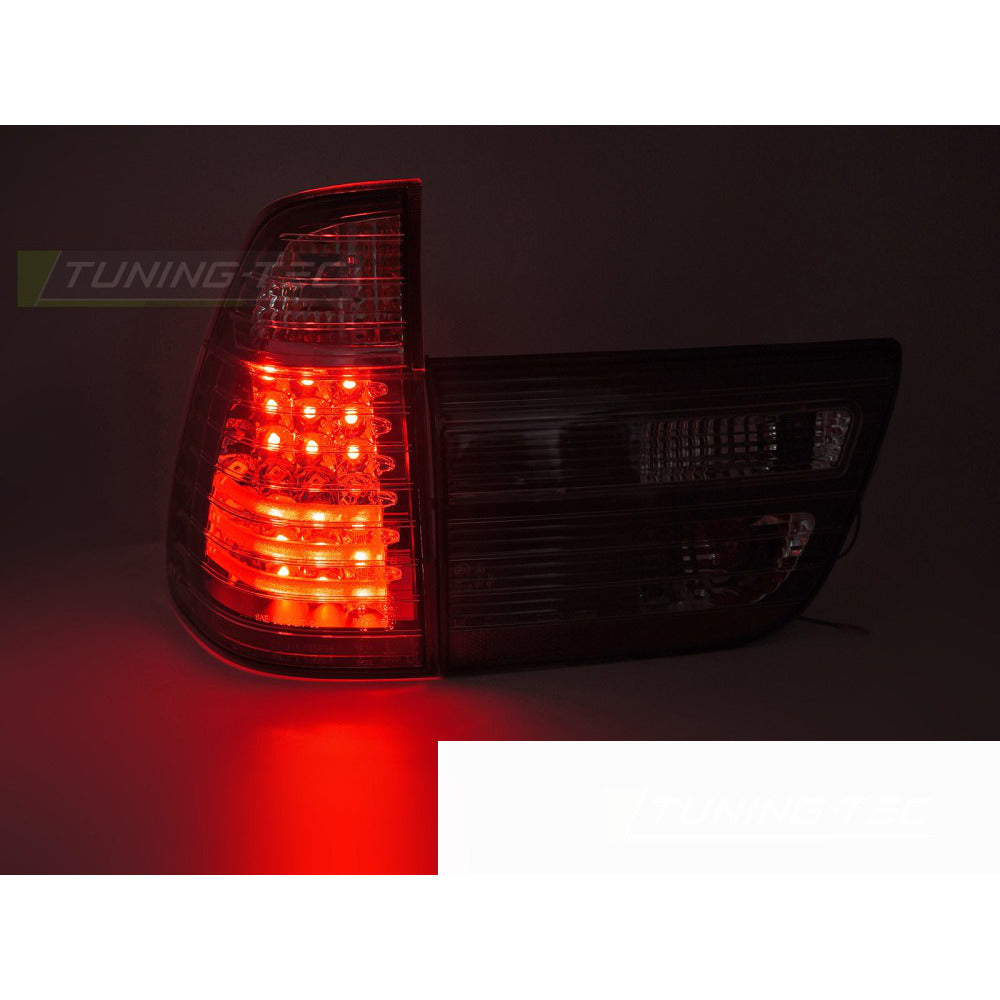 LED Fanali Posteriori Nero per BMW X5 E53 (09.99-10.03) Fanali Posteriori Neri