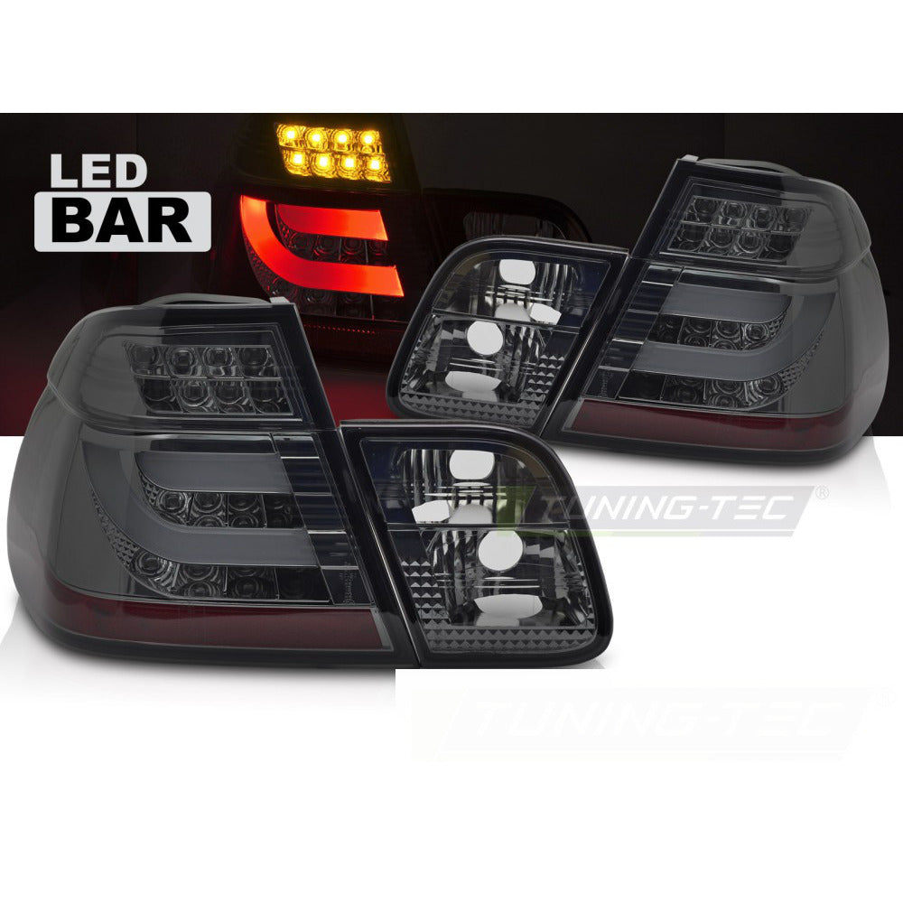 LED Fanali Posteriori Fumé per BMW E46 98-01 Berlina - Fanali Posteriori Fumé
