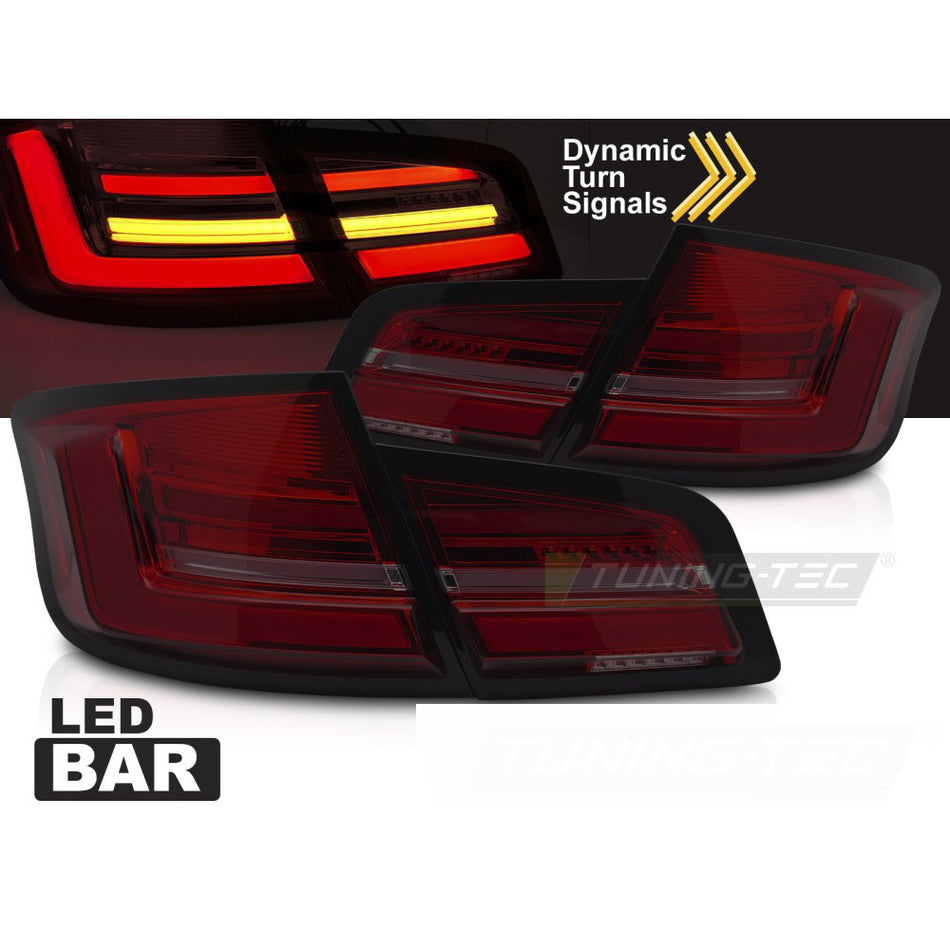 LED Bar Fanali Posteriori Rosso Fumé Sequenziali per BMW F10 (2010-2013)