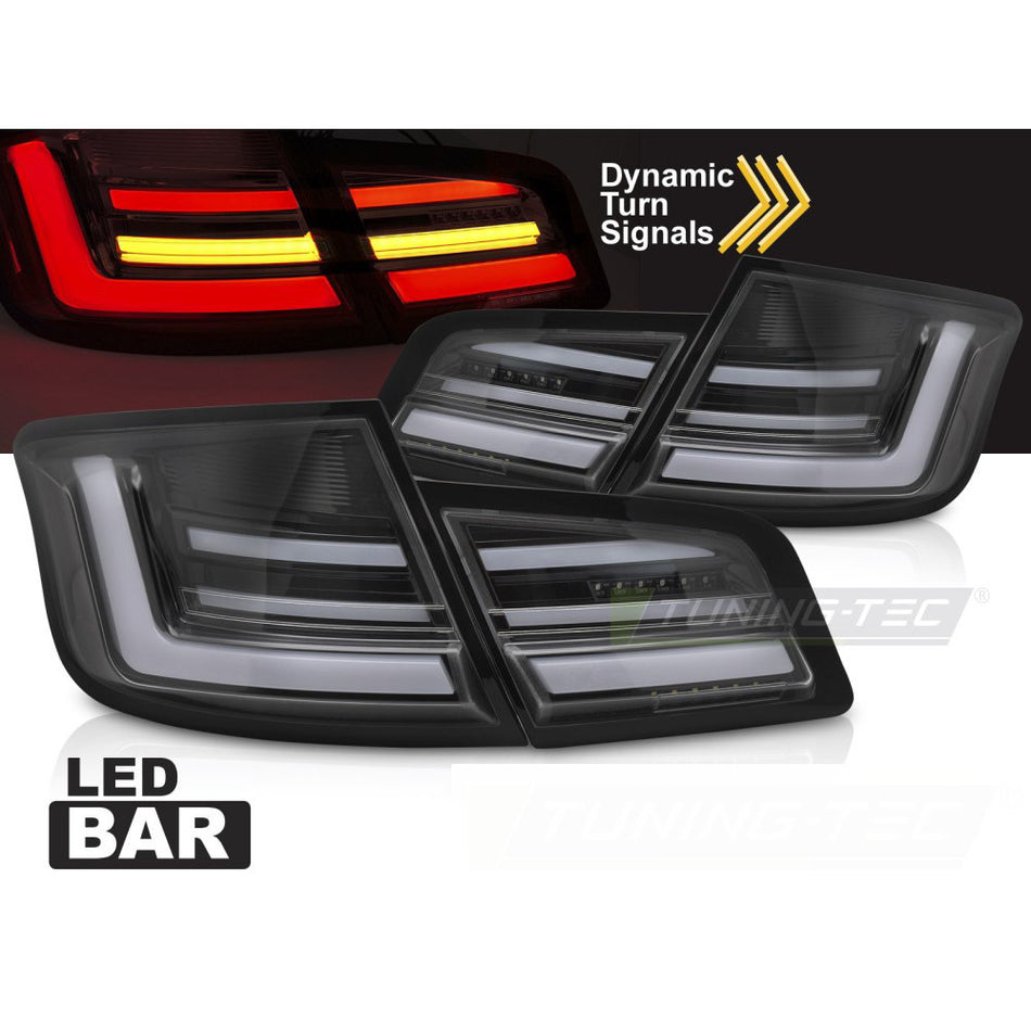 LED Bar Fanali Posteriori Nero Sequenziali per BMW F10 (2010-2013) - Fanali