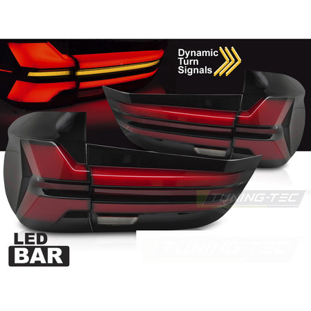 Fanali Posteriori LED Bar Sequenziali per BMW X5 F15 2013-2018