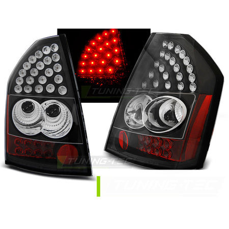 Chrysler 300C/300 08-10 Nero LED Fari Anteriori Universali LED 2 Pezzi