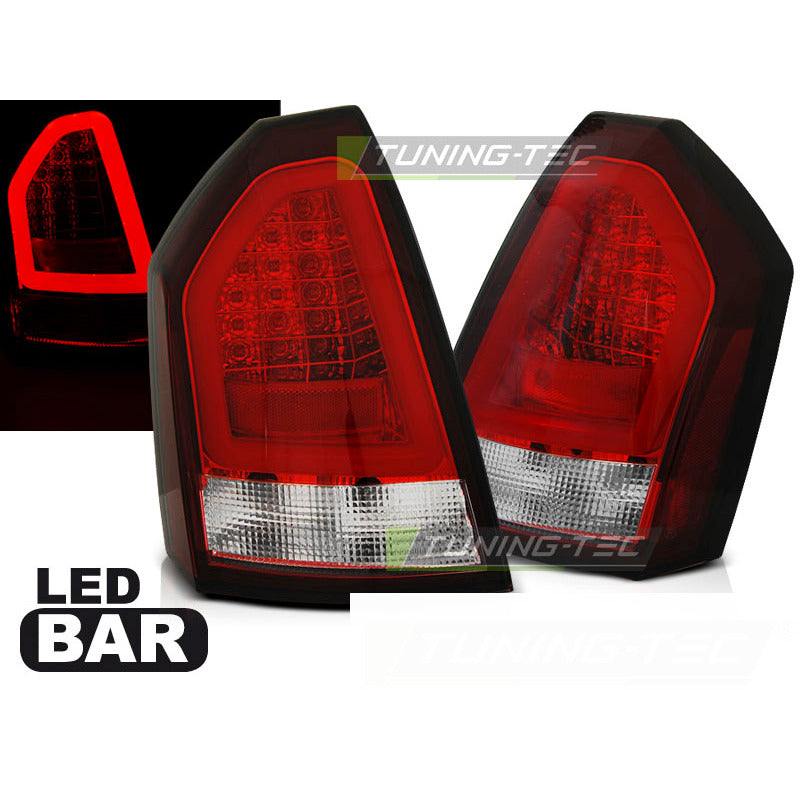 Chrysler 300C 05-08 Barra LED Rossa Bianca Universale Accessorio Esterno