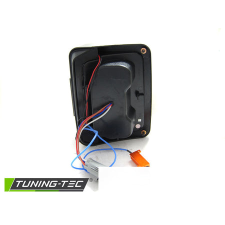 Jeep Wrangler Jk 07-18 LED Fumé Fari Anteriori Fumè 2 Pezzi Omologati TUV