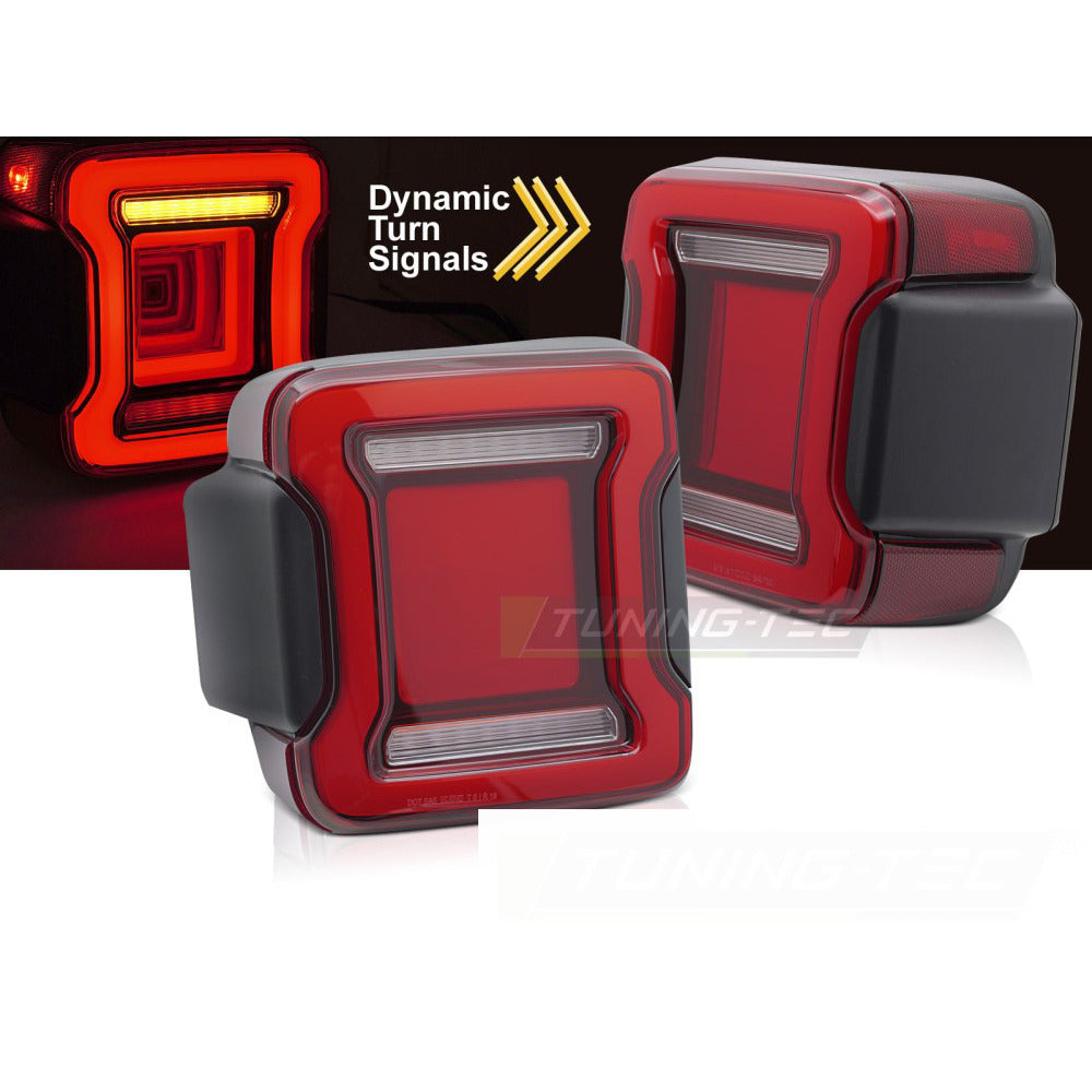 Fanali Posteriori LED Rosso per Jeep WRANGLER JL (2018-2023)
