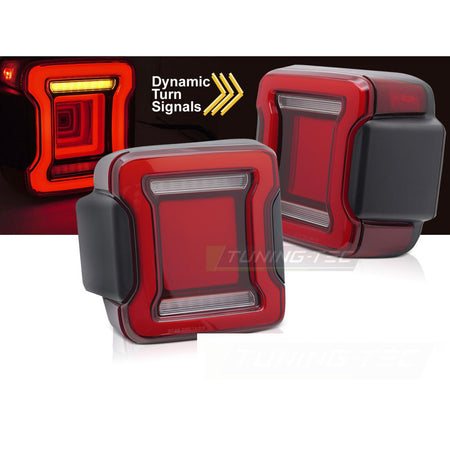 Fanali Posteriori LED Rosso per Jeep WRANGLER JL (2018-2023)