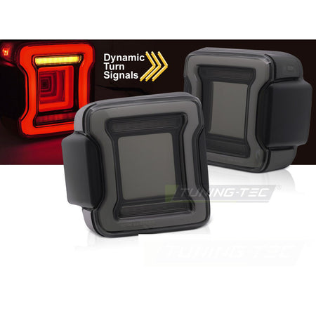 Fanali Posteriori LED Fumè per Jeep WRANGLER JL (2018-2023)
