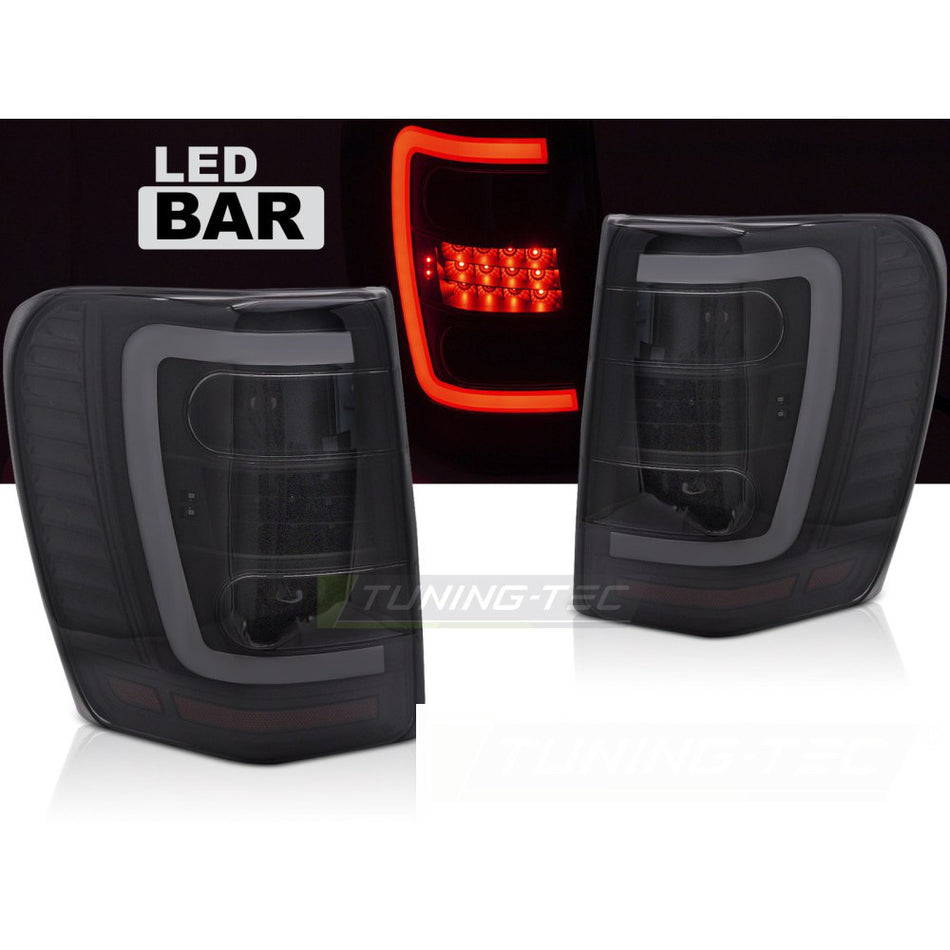 Jeep Grand Cherokee 99-05.05 Fari LED Nero Fumé Posteriori e Anteriori