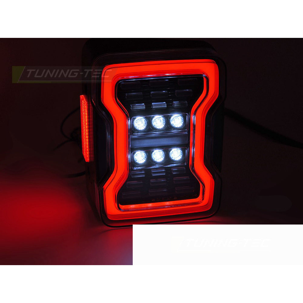 Jeep Wrangler Jk 07-18 LED Nero Fari a LED Neri per Jeep Wrangler JK 2007-2018