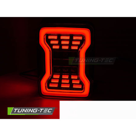 Jeep Wrangler Jk 07-18 LED Fumé Fari Anteriori a LED Fumè 2007-2018