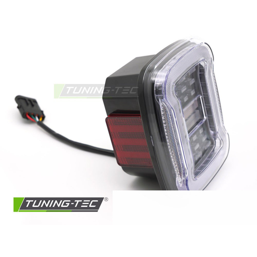 Fanali Posteriori Bianchi LED per Jeep Wrangler YJ 91-96 TJ 96-06