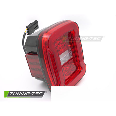 Jeep Wrangler Yj 91-96 / Tj 96-06 Rosso Bianco LED - Fari a LED Anteriori