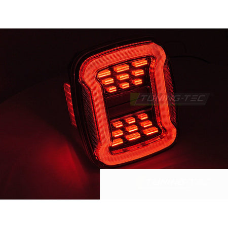 Jeep Wrangler Yj 91-96 / Tj 96-06 Rosso Bianco LED - Fari a LED Anteriori