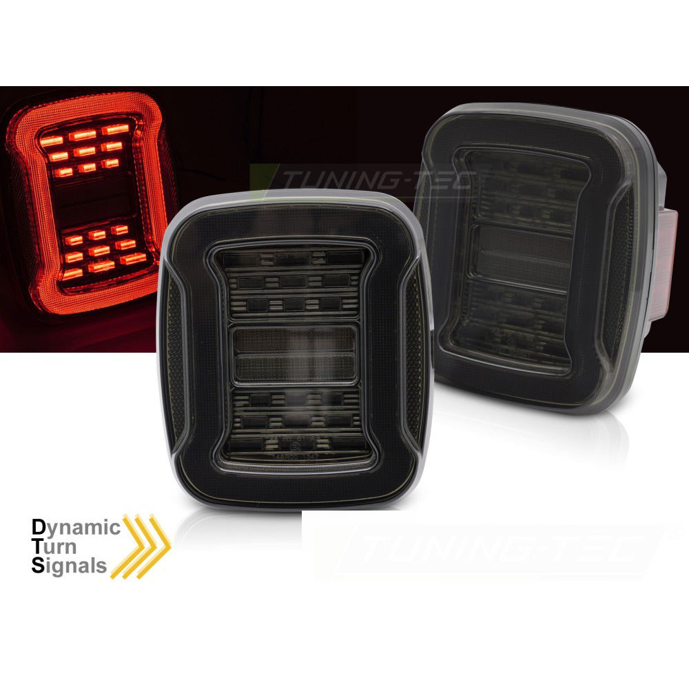 Jeep Wrangler Yj 91-96 / Tj 96-06 Fari LED Fumé Anteriori e Posteriori