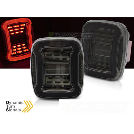 Jeep Wrangler Yj 91-96 / Tj 96-06 Fari LED Fumé Anteriori e Posteriori