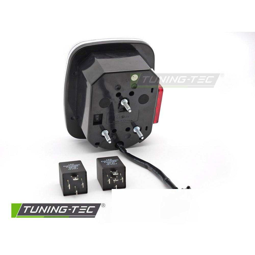 Jeep Wrangler Yj 91-96 / Tj 96-06 Fari LED Fumé Anteriori e Posteriori