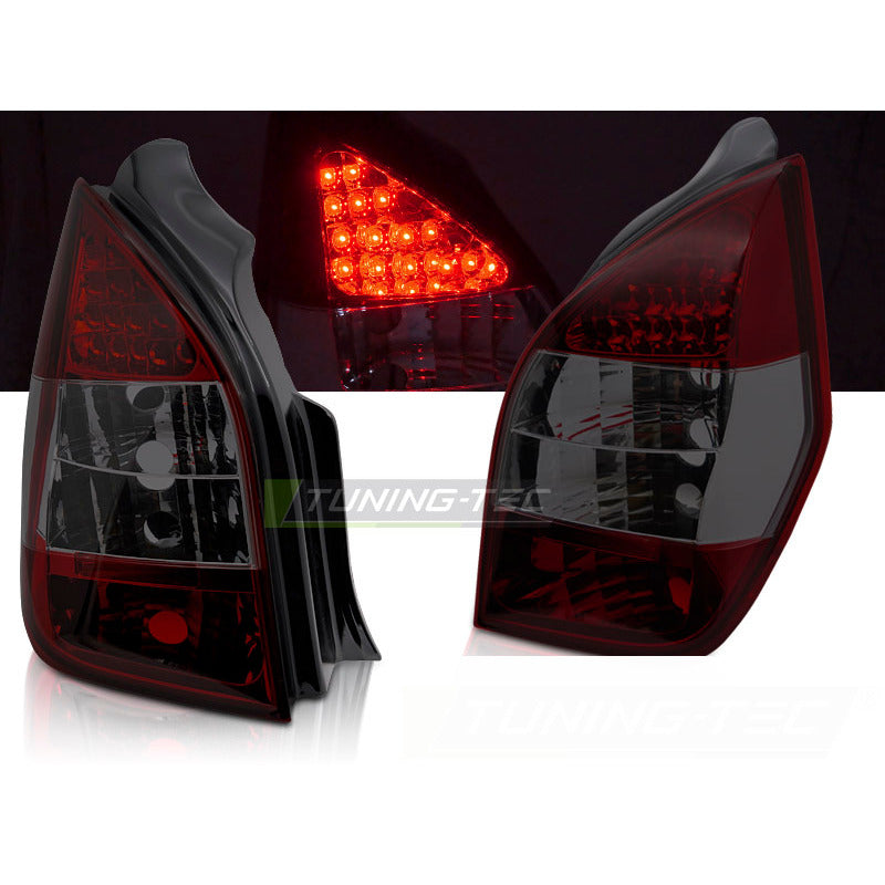 Citroen C2 11.03-10 LED Rosso Fumè per Citroën C2 (tutti I Modelli)