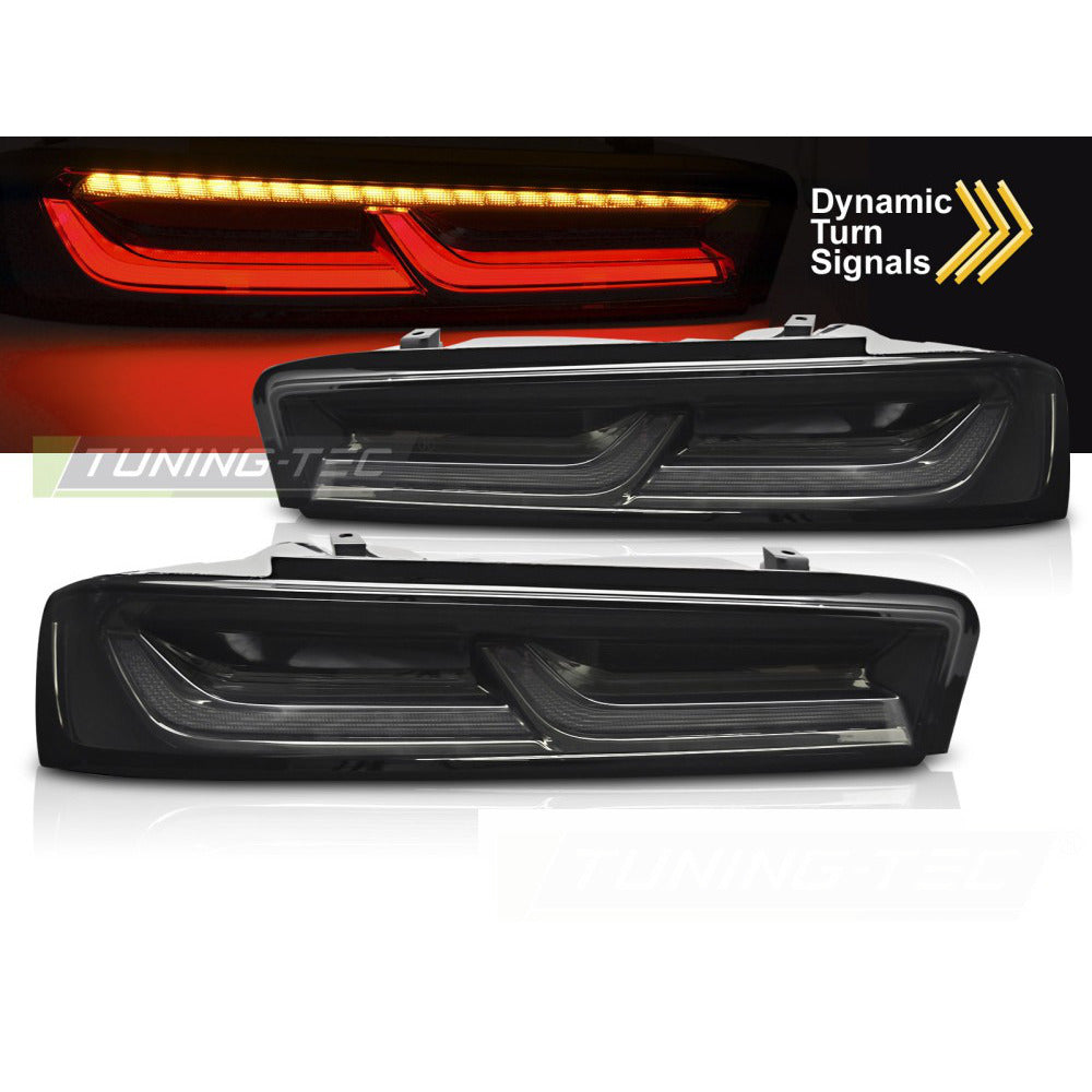LED Tailights Fumé Nero per Chevrolet Camaro (2016-2018) Universale