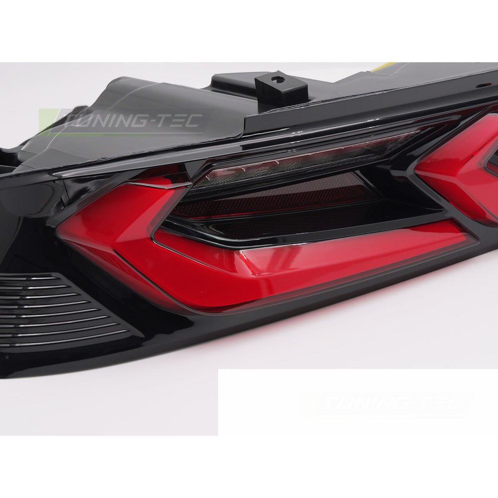 LED Tailights Rosso Nero per Chevrolet Camaro (2016-2018) Universale