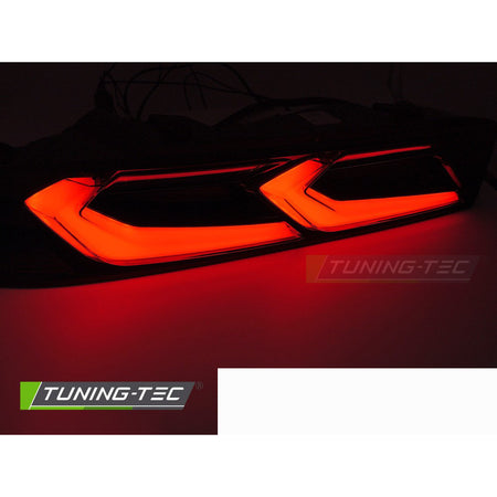 LED Tailights Rosso Nero per Chevrolet Camaro (2016-2018) Universale