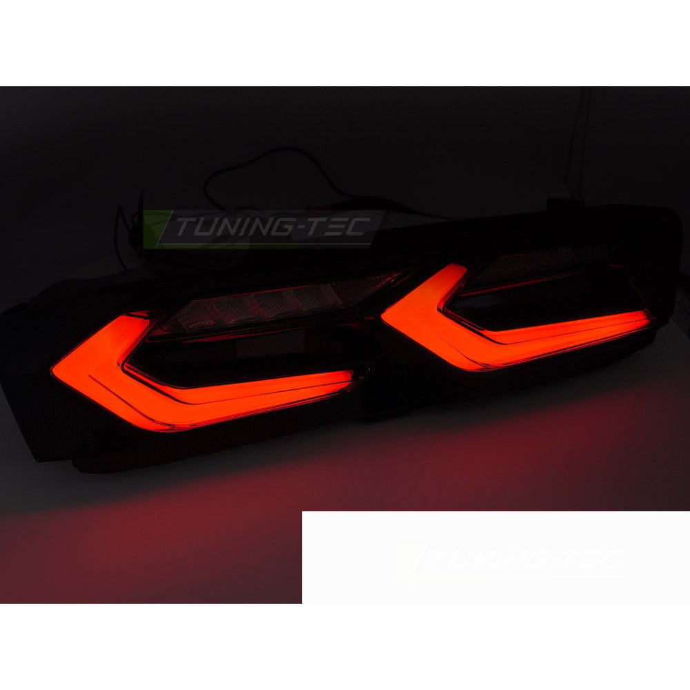LED Tailights Rosso Nero per Chevrolet Camaro (2019-2023) Universale
