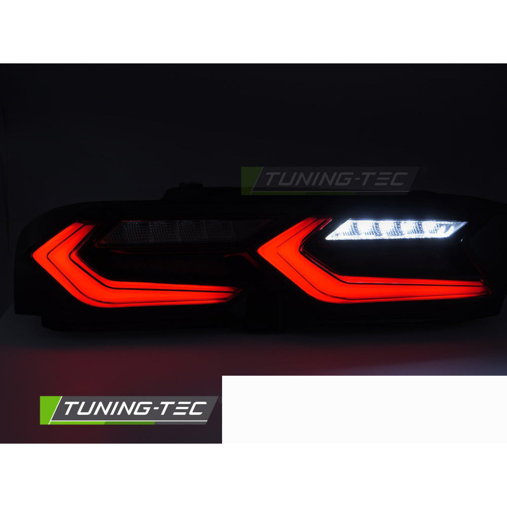 LED Tailights Rosso Nero per Chevrolet Camaro (2019-2023) Universale